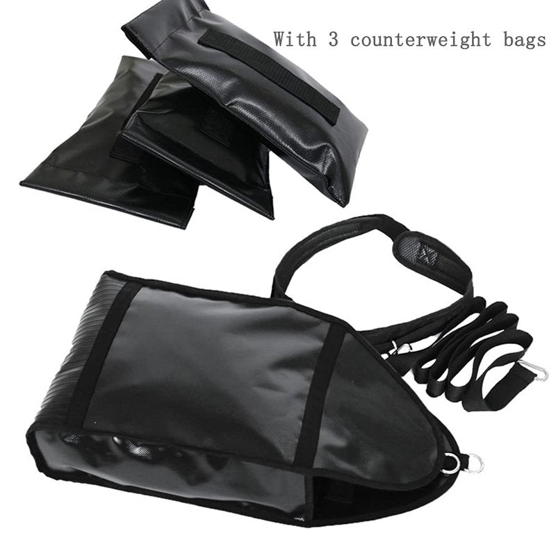 Running Weight Bag Speed Training Sandbag Adjustable Weight Sled Running Training Used for Speed Training for Sprinters with 3 Weight Sandbags