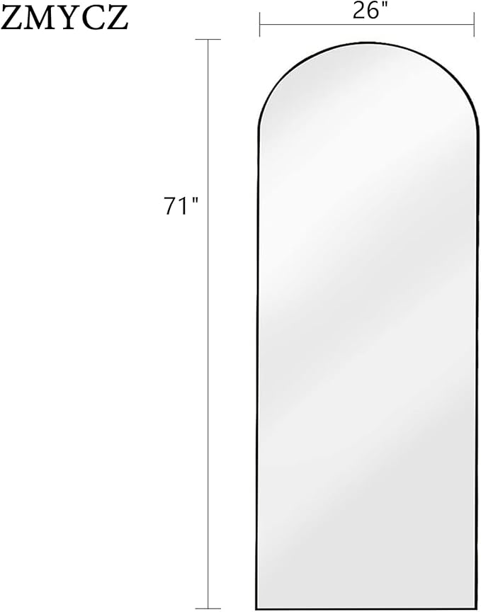 Full Length Mirror, Extra Large Wall Mirrors, Arch-Top Mirrors