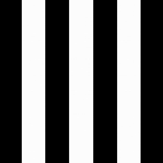 Arden Foam Outdoor Dining Chair Cushion, 20 x 44, Premium High-Density Foam, Never Flattens, Weather-Proof for Outdoor Chairs, Black Cabana Stripe
