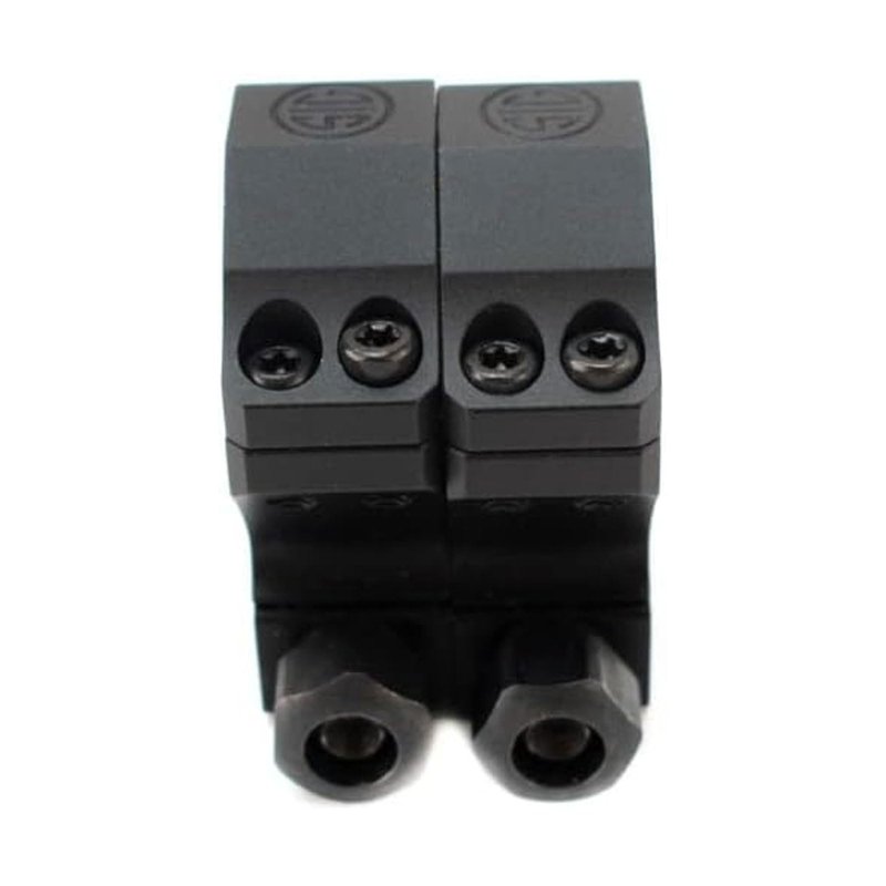 Sig Sauer Alpha1 1 Inch Tactical Hunting Shooting Durable Aluminum Powder Coated Mounting Scope Rings, High 1.12"