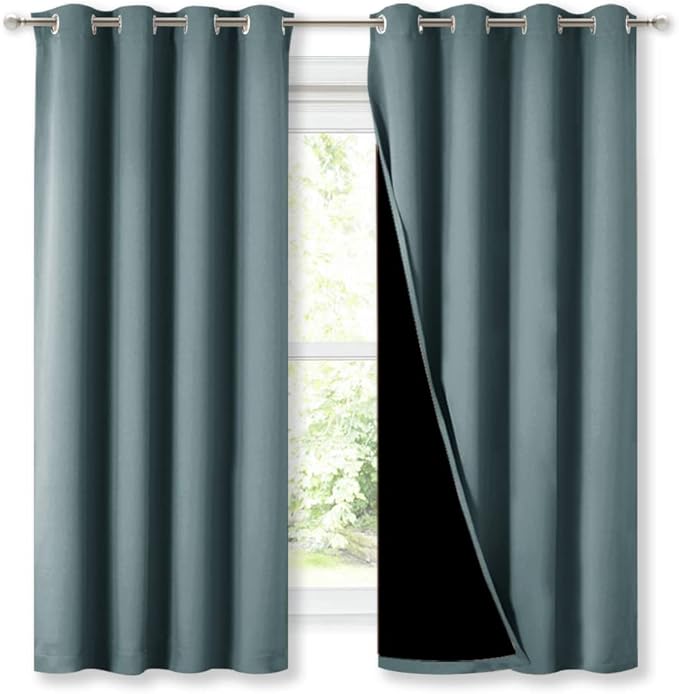 NICETOWN Extra Long Truly Blackout Drapes