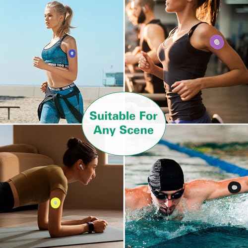 Adhesive Patches, 30pcs G7 Over Patches Waterproof, Skin-Friendly, Breathable, Comfortable Support for 10 Days Wear and Protection, Residue-Free Removal (Multicolor)