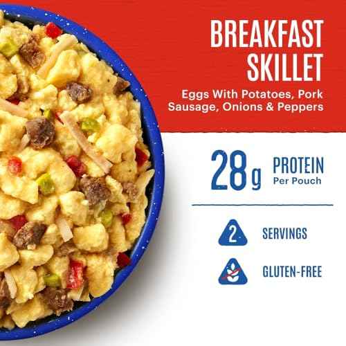 Mountain House Breakfast Skillet | Freeze Dried Backpacking & Camping Food | 6-Pack | Gluten-Free