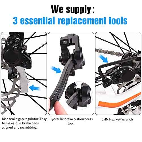 4 Pairs Bicycle Disc Brake Pads Compatible for Shimano Brake Pads SLX Deore XT M615 M675 M666 M785 M985 M987 M988 M6000 M7000 M8000 M8020 M9000 M9020 MTB Bike Brake Pads(with 3 Installation Tools)