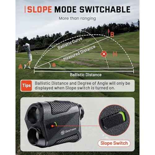 Golf Rangefinder with Slope -1500 Yards Laser Range Finder Golf for Hunter, High-Precision Flag Pole Locking Vibration, 7X Magnification, USB-C Rechargeable Rangefinders Magnet Strip
