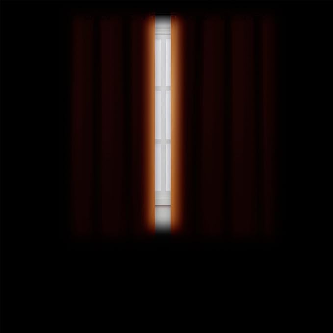 LEMOMO Blackout Curtains 66 x 72 Inch Long Orange Curtains Set of 2 Panels Room