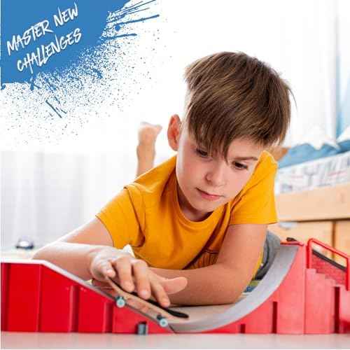 Magicat Premium Fingerboard Set I 12 Cool Finger Skateboards for Kids I Party Favors I Finger Boards for Kids I Finger Skateboard I 4 Year Old boy Birthday Gift