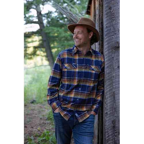 Legendary Whitetails Mens Performance Stretch Plaid Flannel Long Sleeve Snap Down Shirt Moisture Wicking Quick Dry