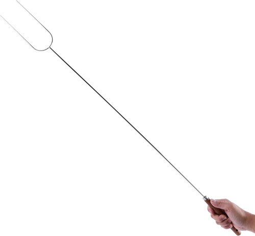Coghlan's Camp Forks - 40" Solid Steel Marshmallow Sticks with Wooden Handles | Heavy-Duty Camping Essentials for Roasting & Grilling
