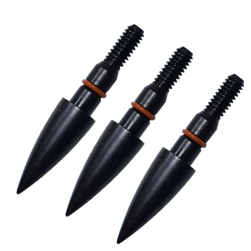 Field Points arrowheads 100 Grains Archery Field Points,9/32" Steel Screw in Archery Field Tips and Broadheads (1 Dozen 12 PCS)