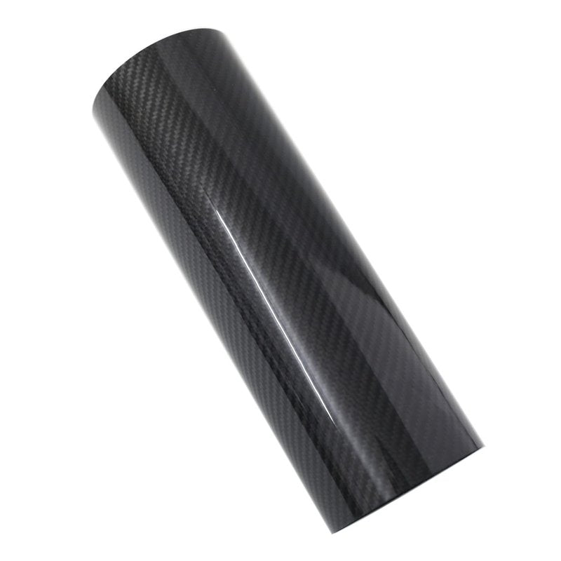 KRD PERFORMANCE 102mm (4") OD Straight Carbon Fiber Tube, 4 Inch Outer diameter, Length 300mm (11.8"), 1.5mm Thickness, 3K Twill Real Carbon Fiber Pipe