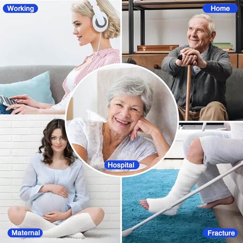 Walking Boot Socks air Cam Walker Cast Socks 2 Pairs Fracture Boot Brace Sock Surgical Orthopedics Sock for Men Women