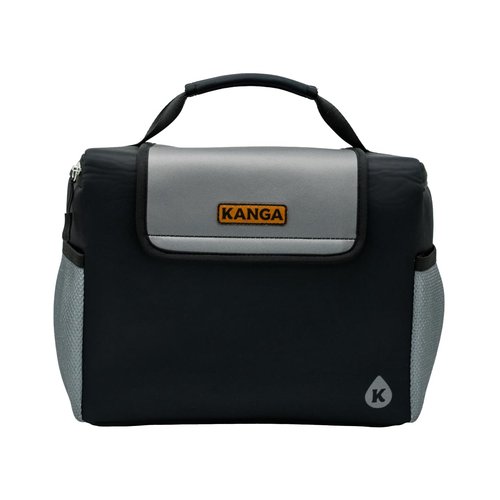 anga Softside Cooler Insulated Lunch Box - 4 Layer Insulation Drink Cooler for Food, Snacks, Can Beer and Seltzers - Leak Proof and Durability Tested - Kanga Brew Box (Midnight)