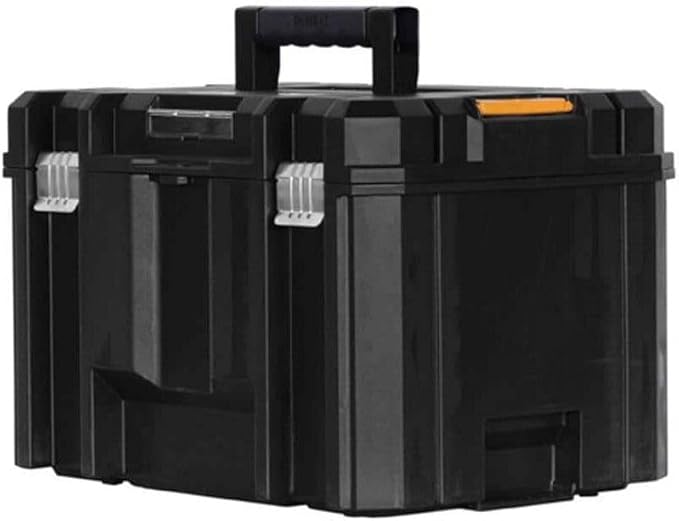 DEWALT TSTAK Tool Box, Extra Large Design, Removable Tray for Easy Access to Tools, Water and Debris Resistant (DWST17806)