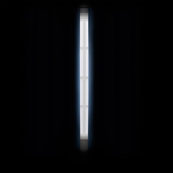 LEMOMO Sky Blue Blackout Curtains 42 x 54 Inch Length Set of 2 Panels Grommet