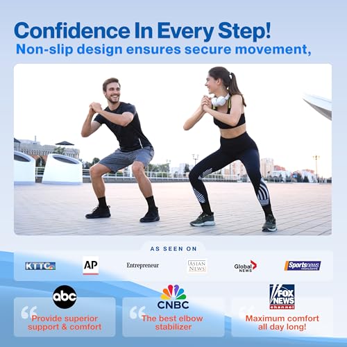 Modvel Foot & Ankle Brace Socks for Sprained Ankle Compression Sleeve - Foot Support for Women & Men - Tendonitis & Arthritis Ankle Brace Sports Running, Torn Ligaments & Women Stabilizing Ankle Wrap
