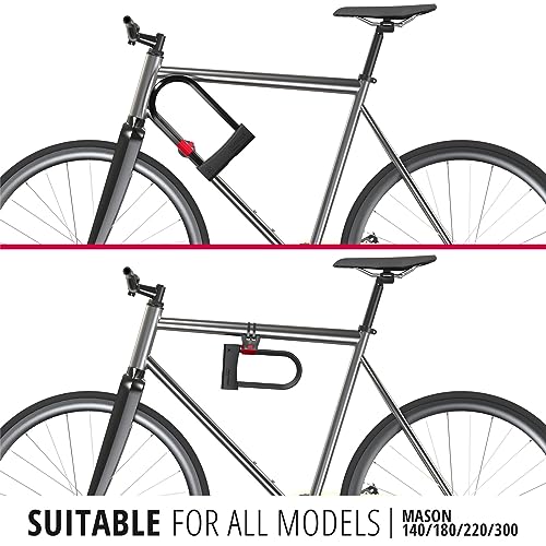 SeatyLock Bike U Lock Mount Holder - Heavy Duty Frame Mounting Bracket Kit for Seatylock Mason Model ULocks - Portable Secure Bicycle Attachment Accessory for Bikes E-Bikes and Scooters
