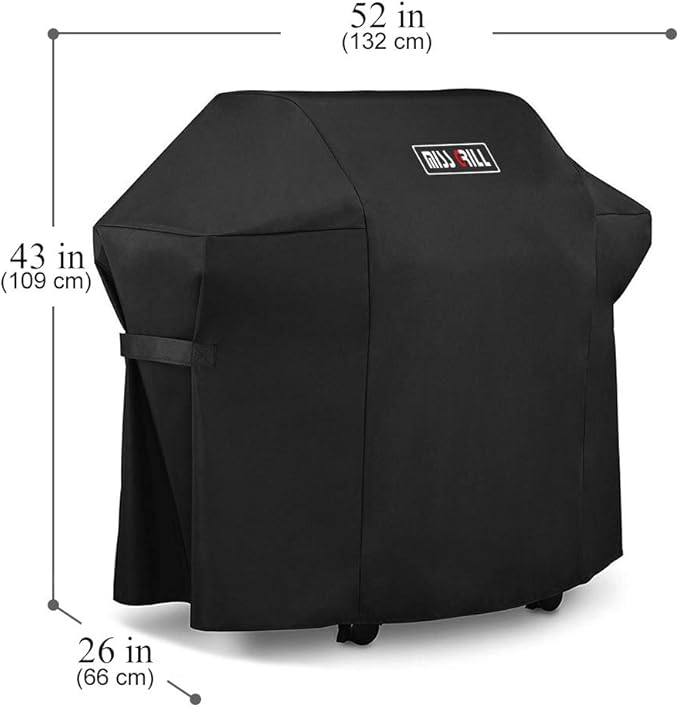 MissGrill Grill Cover 7106 Cover for Weber Spirit 200 and 300 Series Gas Grill (Compared to 7106)，52 x 43-Inch Heavy Duty Waterproof & Weather Resistant Outdoor Barbeque Grill Covers