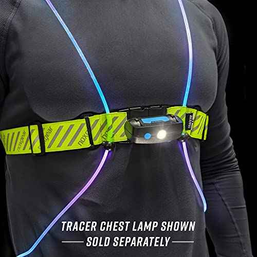 noxgear Tracer2 Multicolor Light Up and Reflective Running Vest | Rechargeable, Ultra-bright Running Lights for Runners