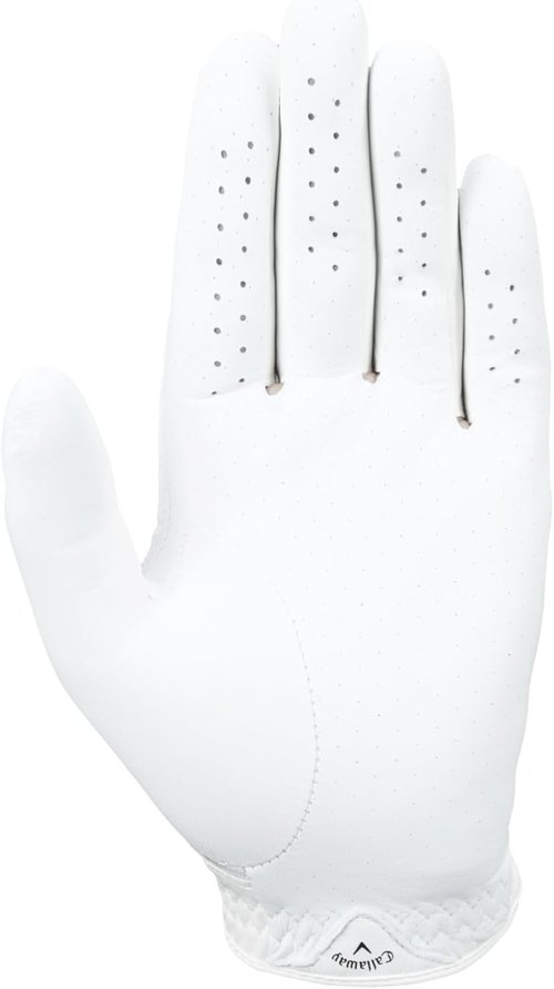 Callaway Golf Fusion Glove - Premium Comfort & Grip for Enhanced Performance | Right Handed, White