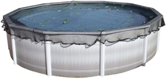 Doheny’s Professional Grade Leaf Nets for Above Ground Pools – 30' Round – Makes Clean-Ups Fast – Lightweight, Versatile & Durable – Keeps Leaves Out