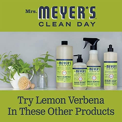 Mrs. MEYER'S Clean Day Lemon Verbena Toilet Bowl Cleaner 24 Fl Oz (Pack of 4)