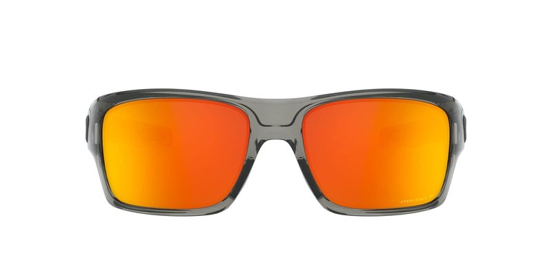 Oakley Sunglasses for Men - OO9263 Turbine Rectangular Polarized Sunglasses PRIZM Lenses - Grey Ink/PRIZM Ruby Polarized - Size 63