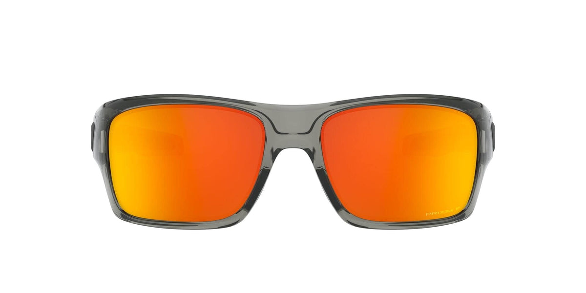 Oakley Sunglasses for Men - OO9263 Turbine Rectangular Polarized Sunglasses PRIZM Lenses - Grey Ink/PRIZM Ruby Polarized - Size 63