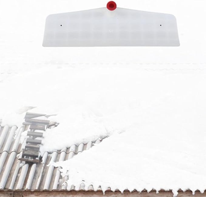 Roof Snow Shovels Portable Telescopic Snow Sweeper Snow Cleaning Tool Snow Removal Tool Snow Rakes for Farm Greenhouse Garden, Type E