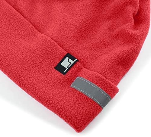 The Hat Depot Fleece Winter Functional Beanie Hat Cold Weather-Reflective Safety for Everyone Performance Stretch