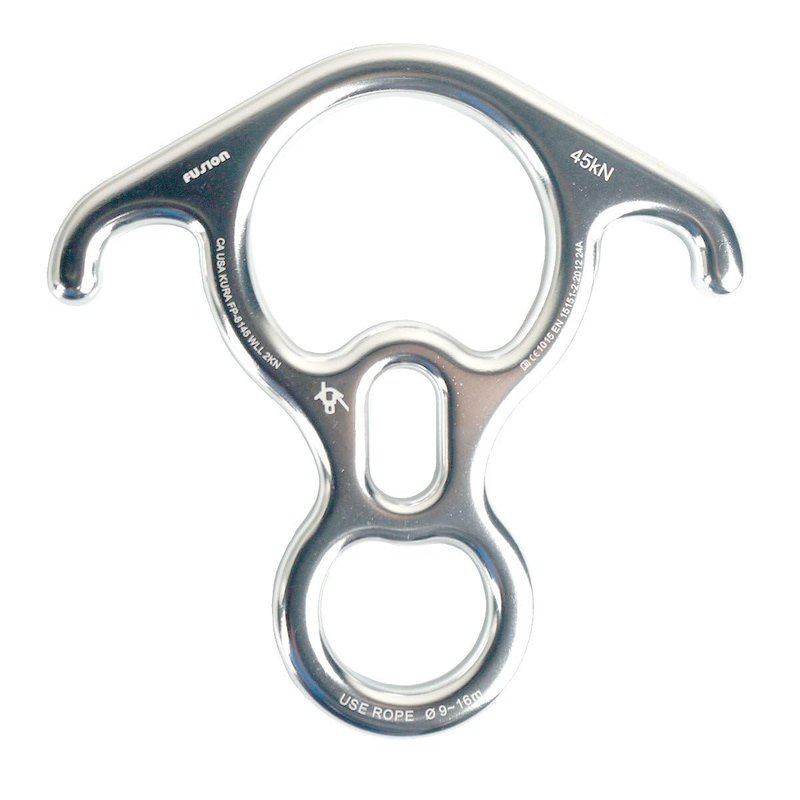 Rescue Descender, Kura Steel, Silver