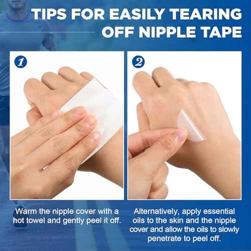 Syhood 200/100 Pcs Nipple Covers for Men Anti-Chafing Protector Nipple Tape Men Pasties Covers Sticker for Running Sports