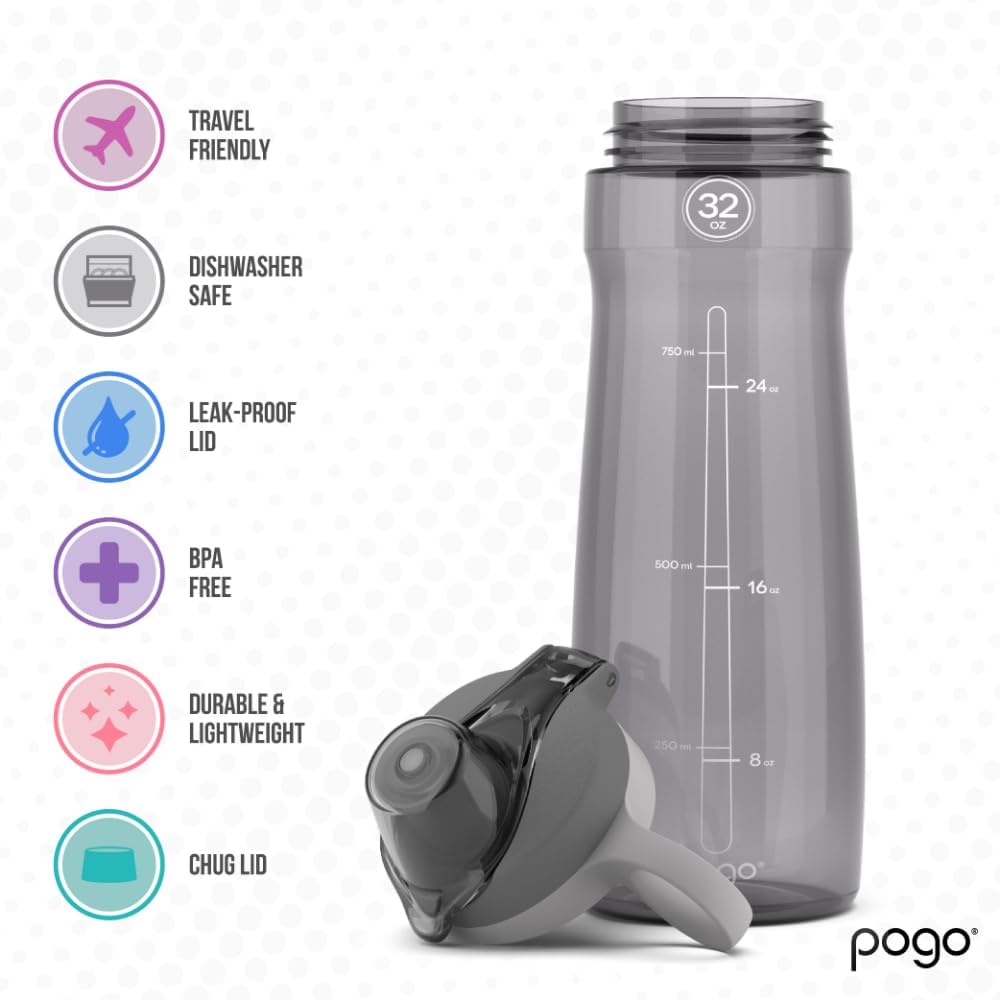 Pogo BPA-Free Tritan Plastic Water