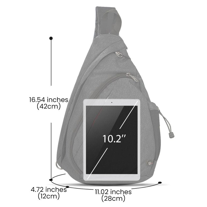 OutdoorMaster Sling Bag, Hiking Daypack, Crossbody Shoulder Chest Urban Outdoor Travel Backpack for Women & Men