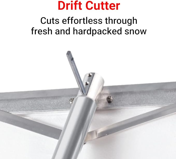 SNOWPEELER Premium Roof Rake for Snow Removal - 30 ft. Snow Removal Tool - Snow Rake for House Roof - Snow Roof Rake - Telescopic Heavy Duty Snow Shovel for Rooftop