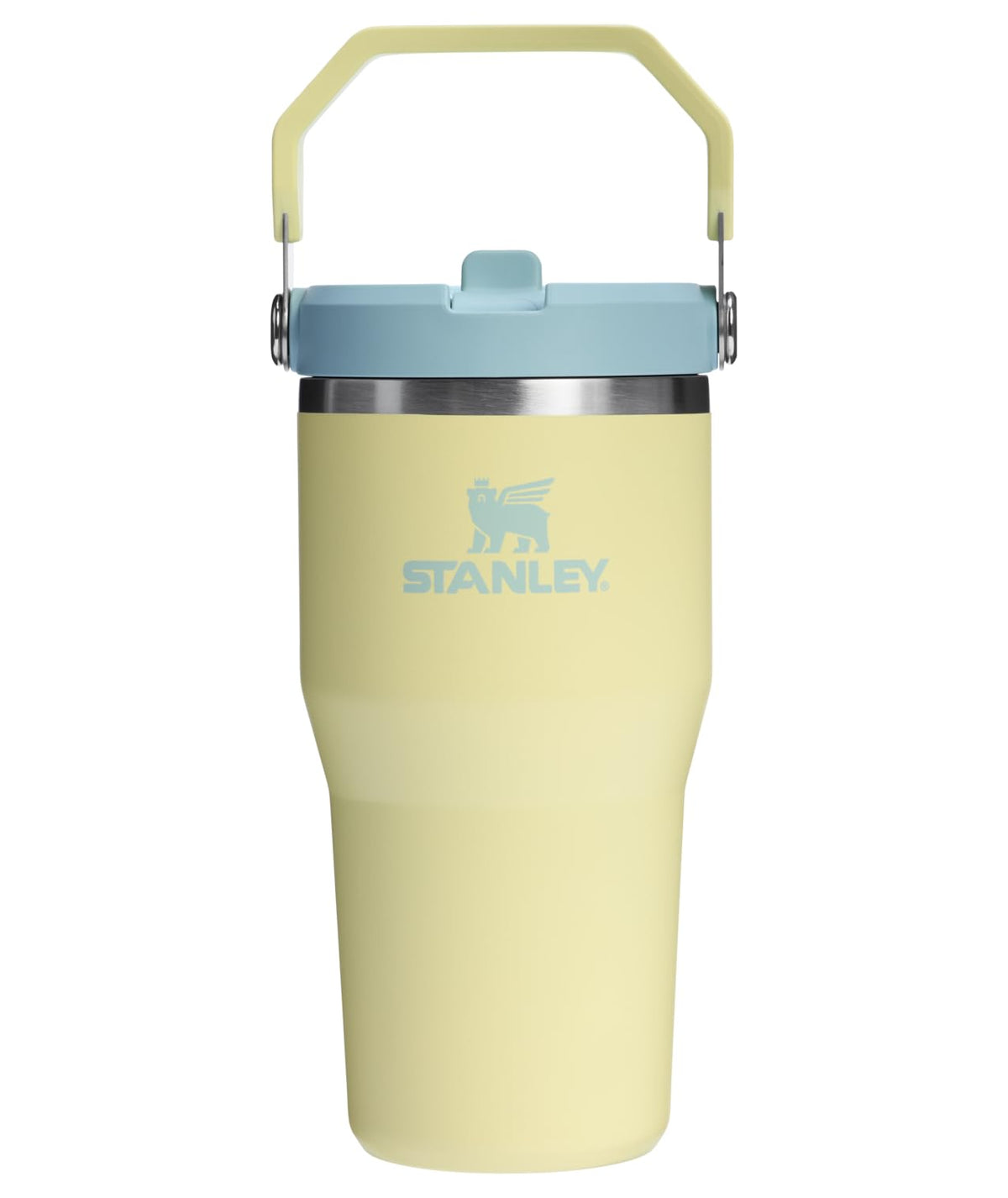 Stanley IceFlow 2.0 Flip Straw Tumbler with Handle 20 oz | Twist On Lid and Flip Up Straw | Leak Resistant Water Bottle | Insulated Stainless Steel | BPA-Free | Pomelo