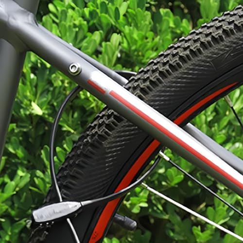 2 Pack Adjustable Zip Tie Lock with 3-Digit Combination for Helmet, Bike Rack, Motorcycle, Skateboard, Luggage, Skis, French Door, Stroller & Cabinet, Lightweight Bicycle Lock