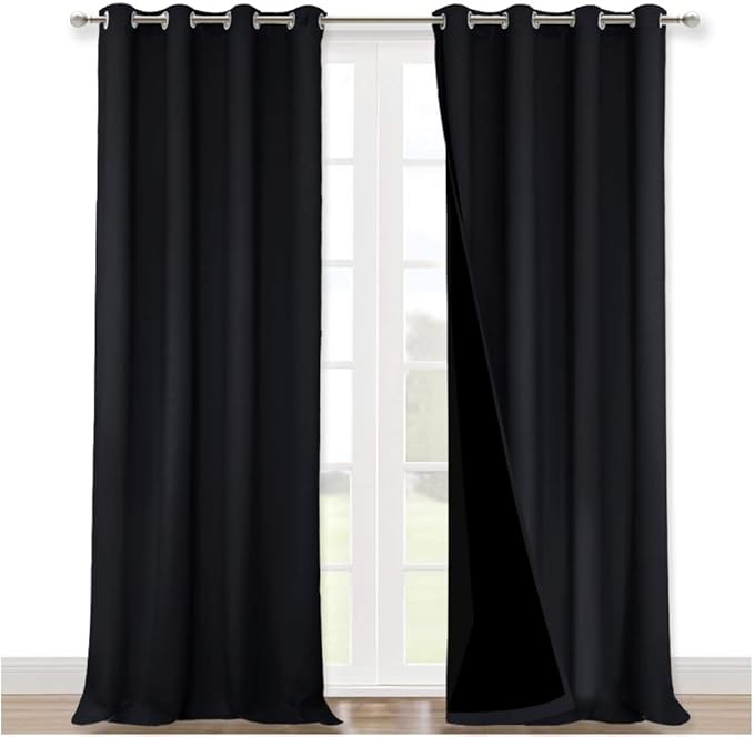 NICETOWN Extra Long Truly Blackout Drapes