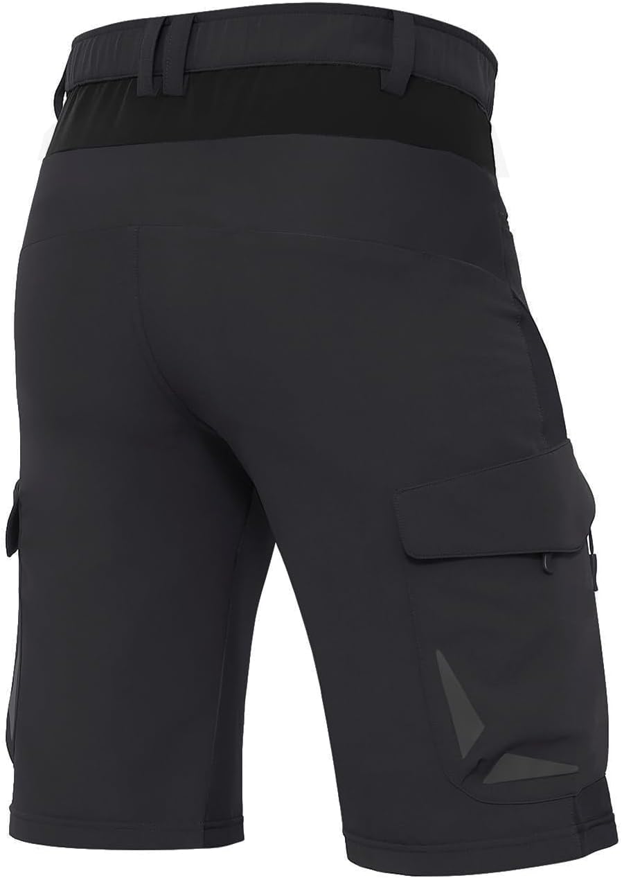 XKTTAC Men's Outdoor Quick Dry Lightweight Stretchy Shorts for Hiking, Tactical, Camping, Travel with 6 Pockets