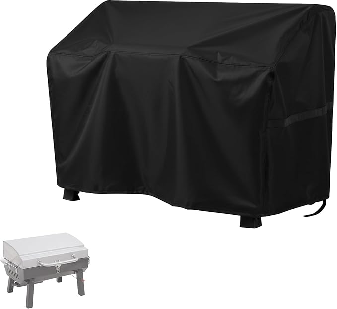 Outdoor Tabletop Grill Cover for Char Broil 200 Stainless Steel Portable Gas Grill, Waterproof Outdoor BBQ Table Top Grill Cover for Charbroil Model 465640214