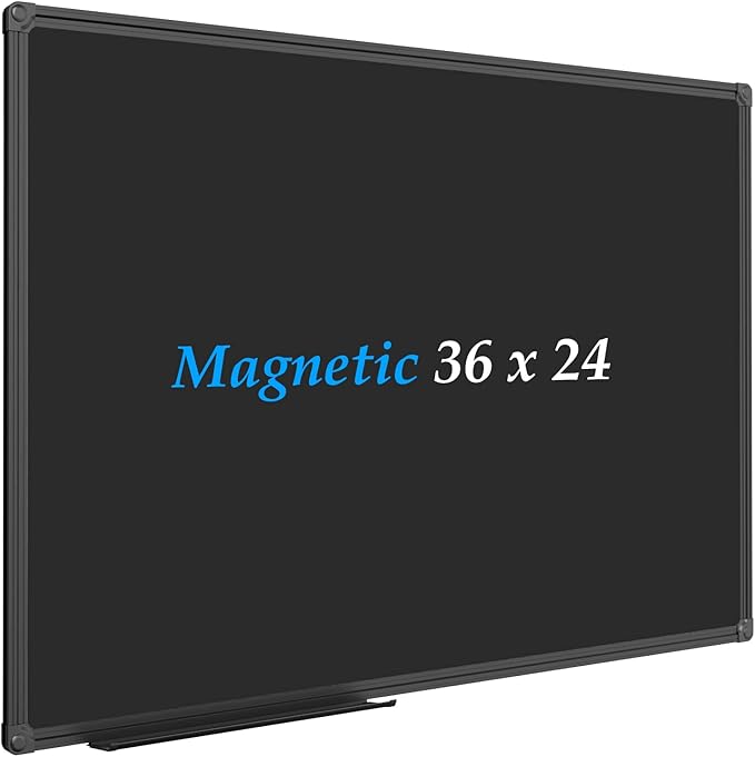 JILoffice Magnetic Chalkboard/Black Board 36 x 24 Inch, Best Choice