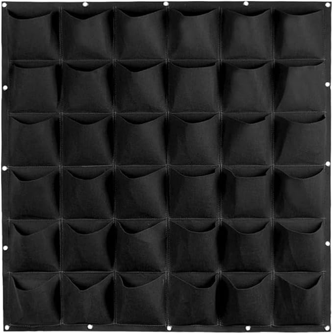 WFIST Vertical Hanging Planter Bag, Breathable Felt Wall Garden Planter