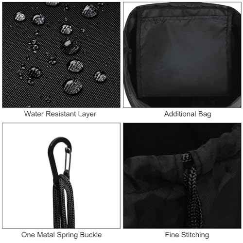 Camping Cookware Mess Kit Bag, High Capacity Camping Tableware Storage Bag, Drawstring Heavy Duty Water Resistant Cookware Organizer for BBQ Outdoor Cooking Essentials (1)