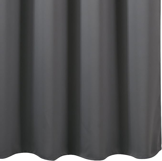 LEMOMO Blackout Curtains 66 x 54 Inch Long Frost Grey Curtains Set of 2 Panels