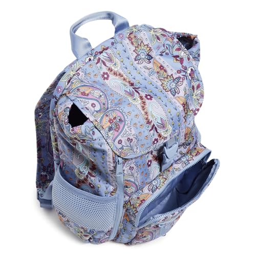 Vera Bradley Recycled Lighten Up Reactive Daytripper Backpack, Provence Paisley Stripes