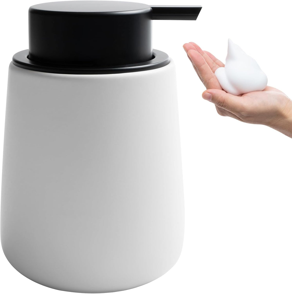 Foam Soap Dispenser Pump 2pcsHead Replacement Spare Plastic Pump Bathroom Countertop