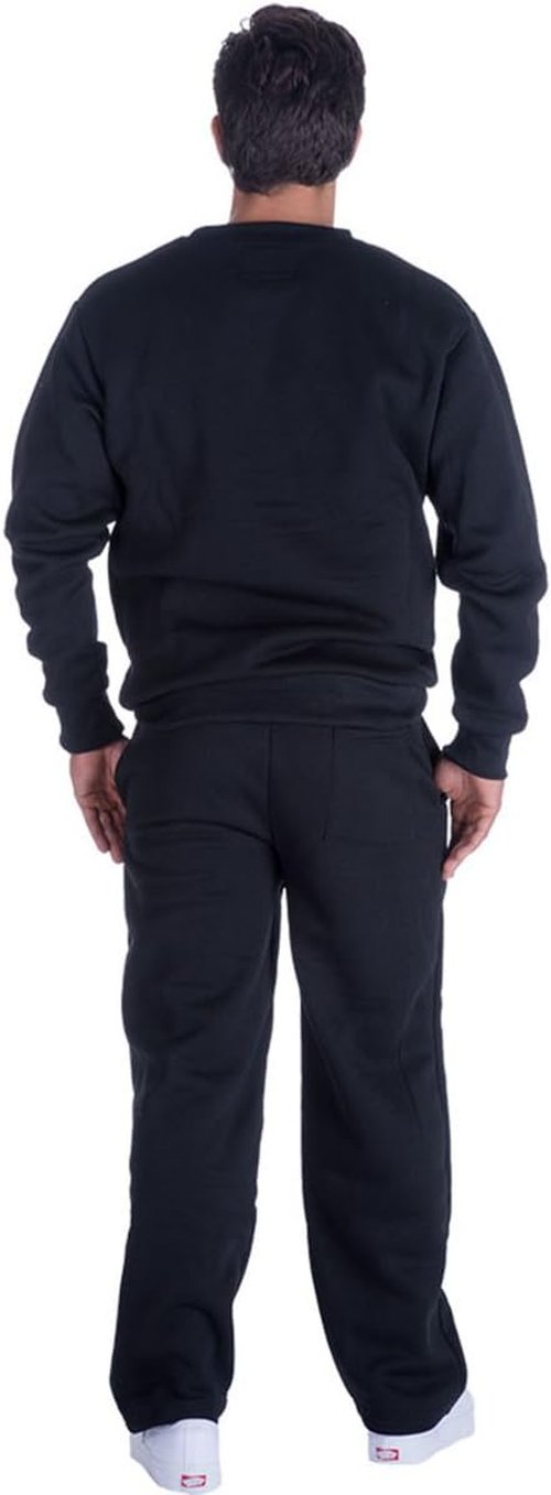 Facitisu Men's Fleece Athletic Sweatpants - Comfortable Drawstring Running Pants | Versatile Fit