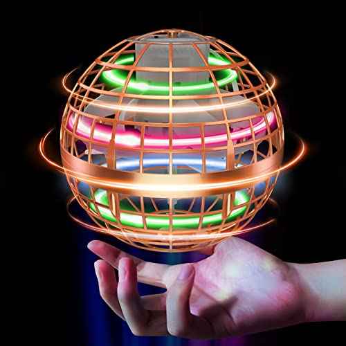 Tikduck Flying Orb Ball 2025 Toys Soaring Hover Boomerang Spinner Hand Controlled Mini Drone Cosmic Globe Spinning Kids Outdoor Fly Toy Birthday Gift Cool Stuff for Boys Girls 6 7 8 9 10+ Year Old