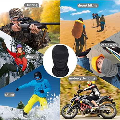 Achiou Ski Mask for Men Women, Balaclava Face Cover, Shiesty Mask UV Protector Lightweight for Motorcycle Snowboard