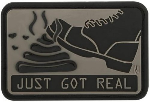 MAXPEDITION It Just Got Real Tactical Patch - Durable Velcro Morale Badge